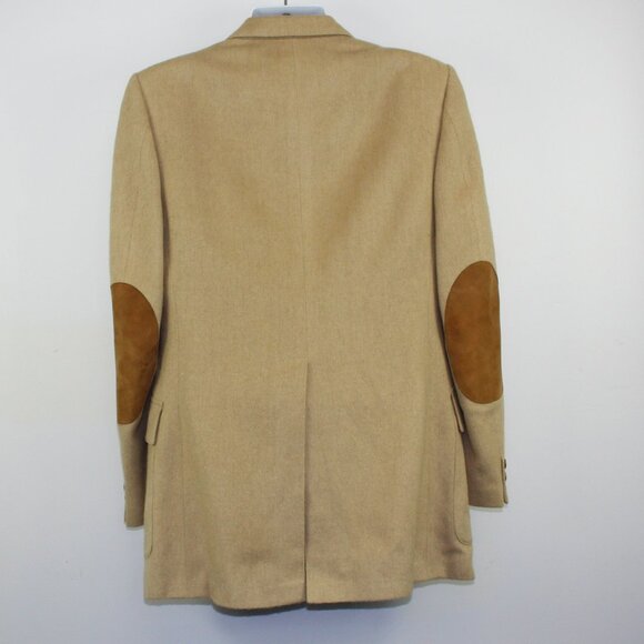 Shipley Camel Hair Sports Jacket Blazer Elbow Patches (42 R) - Picture 2 of 10